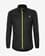 Chaqueta fina cortavientos Briko Fresh Packable negro verde lima