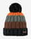 Gorro Barts Wilhelm naranja negro gris