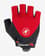 Guantes Castelli Arenberg Gel 2 Rosso Corsa rojo vivo negro