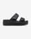 Sandalias Crocs Brooklyn Low negro mujer