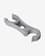 Pinza sujeción de recambio Fiamma Rack Holder para portabicicletas gris