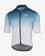 Maillot Finisseur Core Recycled Fading manga corta azul blanco