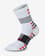 Calcetines de compresión Finisseur Pro Stripe blanco rojo