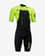 Head Rough Shorty Short-Sleeved Triathlon Trisuit Black Yellow