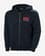 Sudadera con capucha Helly Hansen Logo Full Zip 2.0 azul marino rojo