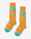 Calcetines Happy Socks Just Bee Crew naranja azul