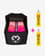 Chaleco hidratación ARCh MAX 6L + 2 Soft Flask 500 ml rosa negro mujer