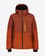 Chaqueta con capucha Icepeak Castres rojo naranja