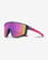 Occhiali Julbo Fury S nero opaco con lenti a specchio Spectron 3 lilla bambini