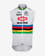 Chaleco ALPECIN-DECEUNINCK World Champion 2024 blanco arcoíris