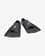 Leisis Fins Short Silicone Black (39/40)