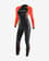 Traje neopreno Orca Openwater Core Hi-Vis manga larga negro naranja mujer