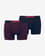 Boxers Levi's Vintage Stripes preto vermelho (2 unidades)