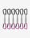 Set 6 rinvii Mammut Workhorse Keylock 17 cm grigio rosa