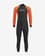 Fato de mergulho Orca Vitalis Hi-Vis Open Water manga comprida preto laranja