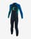 Traje neopreno O'Neill Reactor 2 2mm Back Zip Full manga larga gris azul infantil