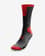 Calcetines Otso Cycling High Cut rojo negro