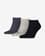 Calcetines Puma Sneaker Plain gris oscuro gris claro negro (3 pares)