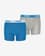 Bóxer Puma Basic azul gris infantil (2 unidades)