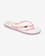 Chanclas Roxy Viva Sparkle blanco naranja mujer