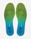 Plantillas Sidas Impact Reducer Dual Foam verde azul