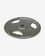 Disco di ferro con presa Softee 10 kg grigio