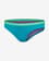 Braga bikini Speedo Solid Waistband azul turquesa verde claro lila mujer