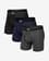 Bóxer SAXX Sport Mesh Brief negro gris oscuro azul oscuro (3 unidades)