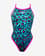 Bañador de natación Turbo Blu Animal estampado leopardo azul