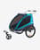 Remolque Thule Chariot Coaster 2 XT + Bike + K Paseo azul negro