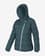Chaqueta con capucha Trangoworld Arnia verde oscuro mujer