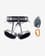 Set arnés Petzl Corax gris + asegurador Gri Gri gris