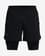 Pantalón corto Under Armour Launch 5" 2in1 negro