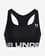 Sujetador deportivo Under Armour HeatGear Mid Branded negro