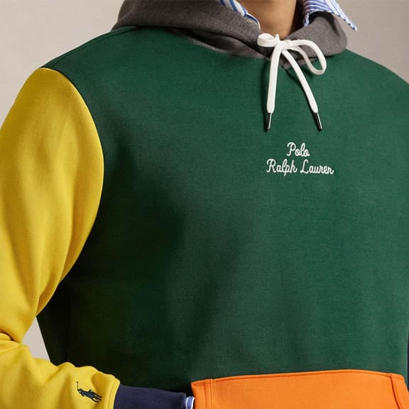 Ralph Lauren Colour Blocked Logo Hoodie Deporvillage