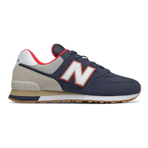 Chaussures New Balance 574 v2 bleu marine gris rouge Chaussures New Balance 574 v2 bleu marine gris rouge