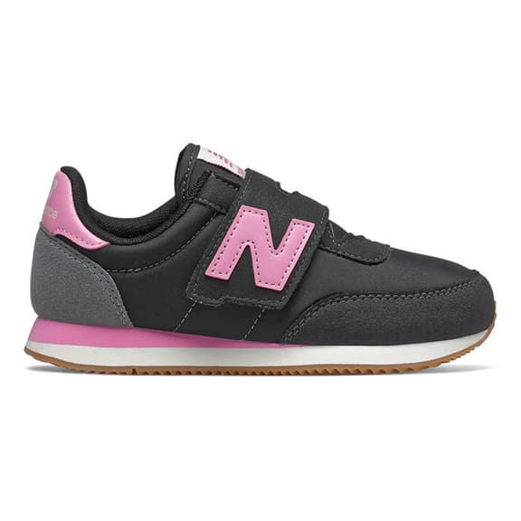 Chaussures New Balance 720 velcro noir rose gris enfant Chaussures New Balance 720 velcro noir rose gris enfant