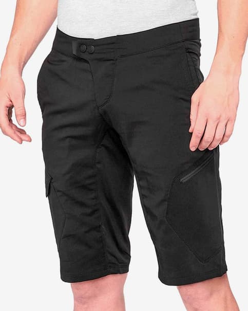 Pantalón corto 100% Ridecamp negro brillo