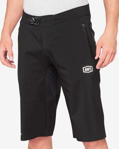 Pantalón corto 100% Hydromatic sin badana negro brillo