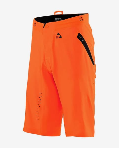 Pantalón corto 100% MTB Celium naranja
