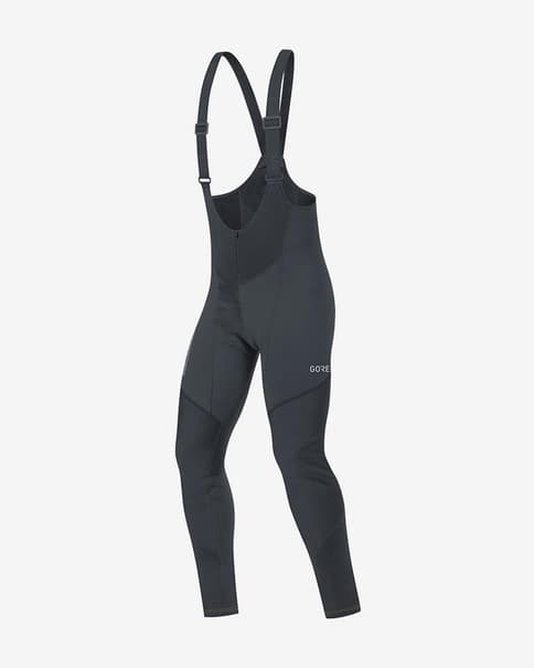 Culote largo Gore Wear C3 Windstopper Bibtights+ negro