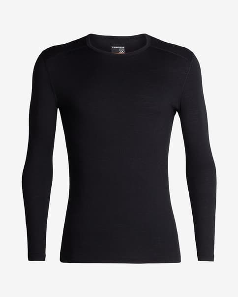 Funktionsshirt Icebreaker 200 Oasis Langarm schwarz