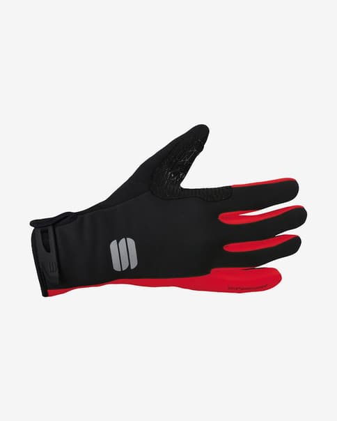Guantes largos Sportful Essential 2 GORE-TEX INFINIUM™ negro rojo