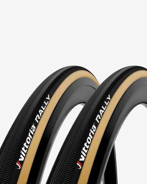 Pack tubular Vittoria Rally negro marrón (2 unidades)