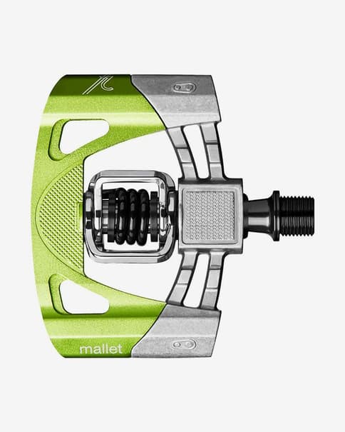 Pedales Crankbrothers Mallet 2 negro verde