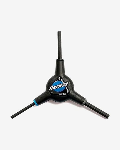Chiave a brugola a tre punte Park Tool AWS-1 da 4/5/6 mm