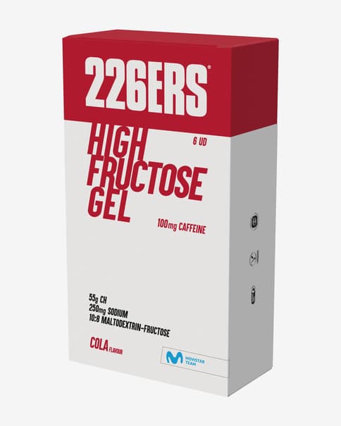 Gel énergétique 226ERS High Fructose avec caféine saveur cola (6x80 g)