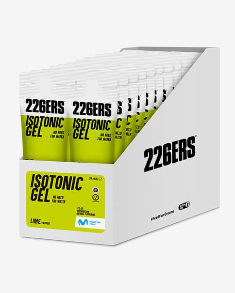 Gel energético 226ERS Isotonic sabor lima 68 g (24 unidades)