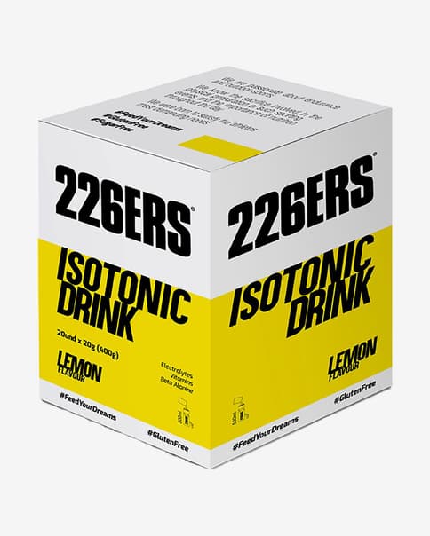Bebida isotónica 226ERS Isotonic sabor limón 20 g (20 sobres)