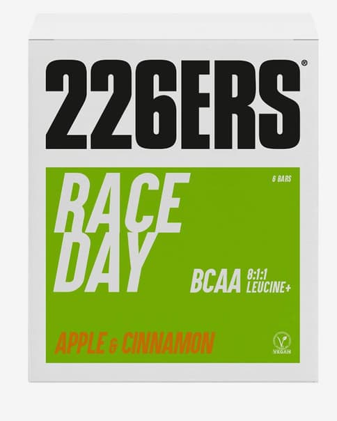 Caja 226ERS Race Day BCAA'S 40 g sabor manzana (6 unidades)
